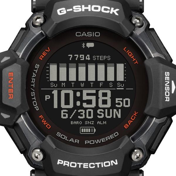 Casio Мужские G-SHOCK GBD-H2000-1AJR [G-SHOCK Sports Line G-SQUAD] Круглые часы из смолы *Биомасса Пластик