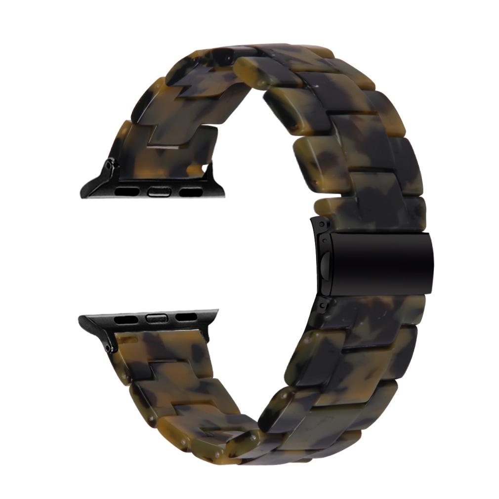 "Compatible Resin & Rubber Strap for Apple Watch 42mm/46mm"