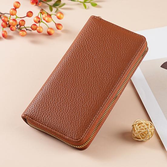 Женский кошелек на молнии, большой емкости, длинный, клатч для кредитных карт и наличных