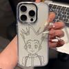 Черный чехол для телефона HUNTER×HUNTER Аниме Горячий Для IPhone 17 16e 16 15 14 13 12 11 Mini Pro Max X XR XSMAX 8 7 Air Plus Мягкая крышка