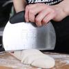 Резак для теста из нержавеющей стали, скребок для торта, формочки для печенья с мерной шкалой, кухонная утварь, инструменты для украшения выпечки своими руками
