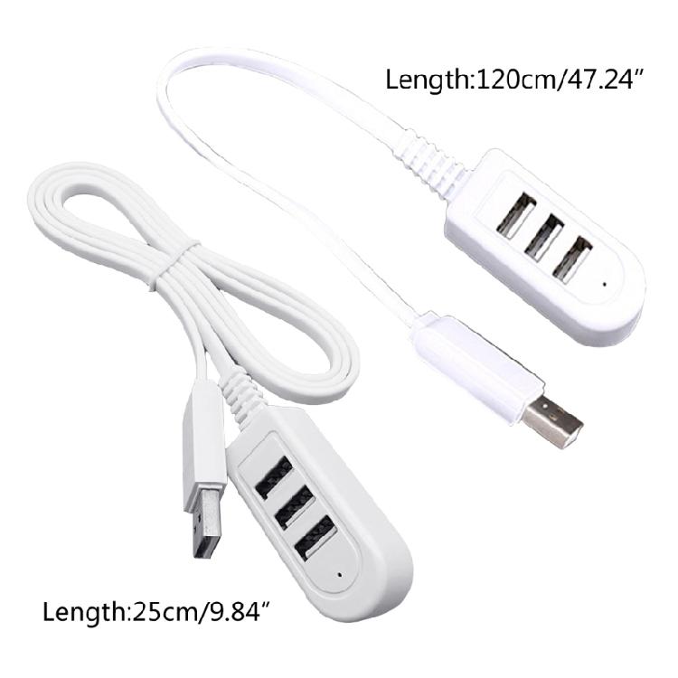 3 USB-порта Многофункциональный 3A Зарядное устройство Конвертер Удлинительный кабель Расширение линии