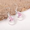 Morganite Gemstone Jewelry, 925 Sterling Silver Earrings, Handmade Gorgeous Jewelry, Designer Earrings Gift For Women