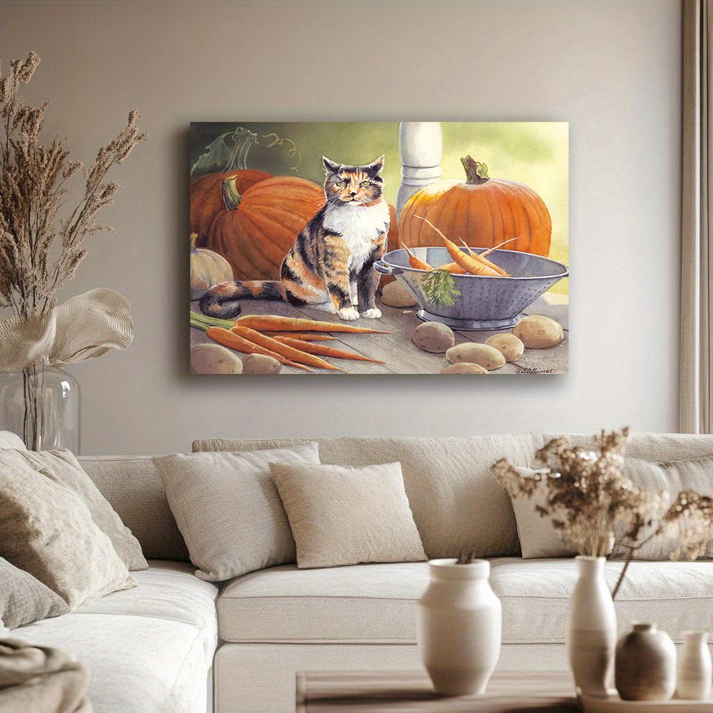 Американская пастораль сельская местность современный декор живопись основной классический домашний ресторан милые кошки теплая гостиная домашний декор