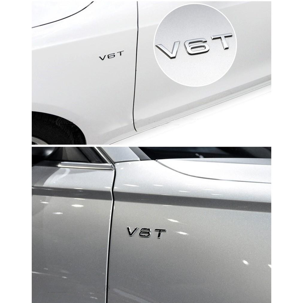 Модифицированные буквы 30, 35, 40, 45, 50 TFSI V6T V8T, смешанная металлическая наклейка на автомобиль, подходит для всех задних знаков автомобиля, наклейки с логотипом