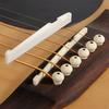 Ivory Buffalo Bone Bridge Saddle and Slotted Nut for 6 String Acoustic Guitar Honesty