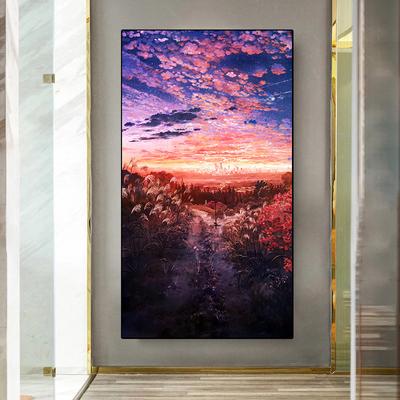 5D Diy алмазная живопись закат цветок художественная картина комплект для алмазной вышивки пейзаж вышивка крестом художественная стена гостиная домашний декор