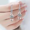 Earrings Female Inlay Diamond Swivel Earrings Long Senior Sense of Temperament Ear Hooks