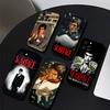 Классический чехол для телефона Tony из фильма «Лицо со шрамом» для IPhone 17 Air 16 15 14 13 Pro Max 11 12 Черный силиконовый чехол