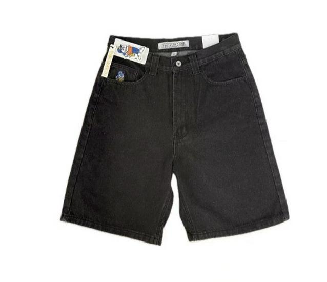 Мужские шорты Polar Big Boy с широкими штанинами в стиле хип-хоп из денима — модные и повседневные