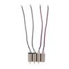 4pcs DC 3.7V 44000RPM Brush Motor 10x20mm Micro Motor Wire  for Robot Drone
