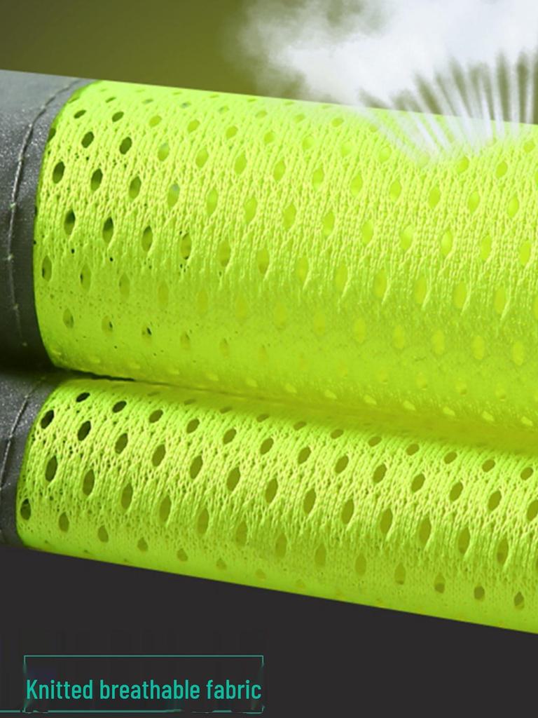 Breathable Mesh Reflective Safety Vest for Inspection, Construction, Riding, and Gardening