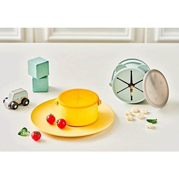 Детская силиконовая чашка для закусок Glasslock, мятная, 1 шт.