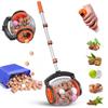 Rolling Nut Collector Manual Ball Gatherer Multifunctional Garden Picker Tool for Walnut Chestnut Fr