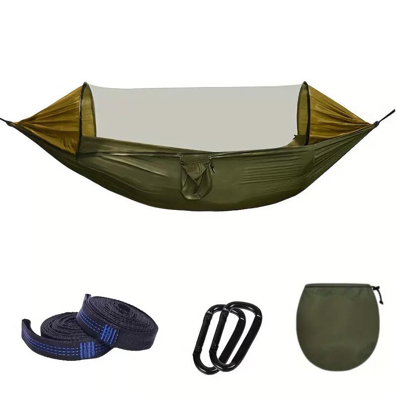 OLOEY Quick-Open Outdoor Hammock with Mosquito Net