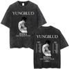 Rocker Yungblud IDOLS Wings World Tour  Tshirt Men Women Rock Harajuku Vintage Washed T Shirts Casual Oversized Tshirts