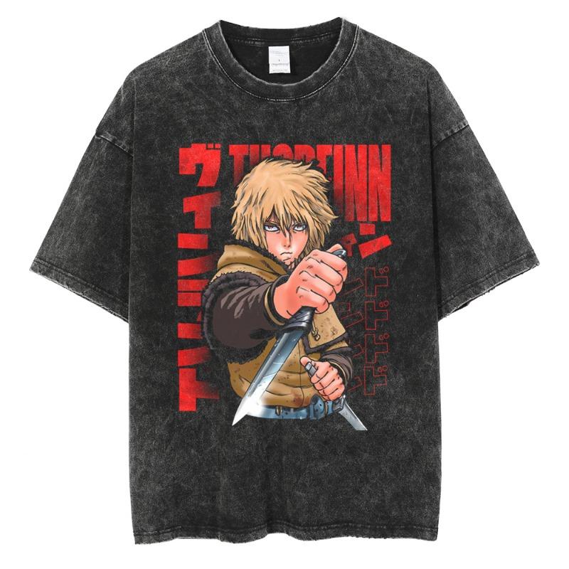 2026 Summer Jiraiya Code T Shirt Naruto Final Secret Message Vintage Acid Wash Streetwear Retro Anime women Tees Cotton Clothing