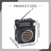 Mini Radio Music Player Small Speaker Pocket Size Portable FM for Home