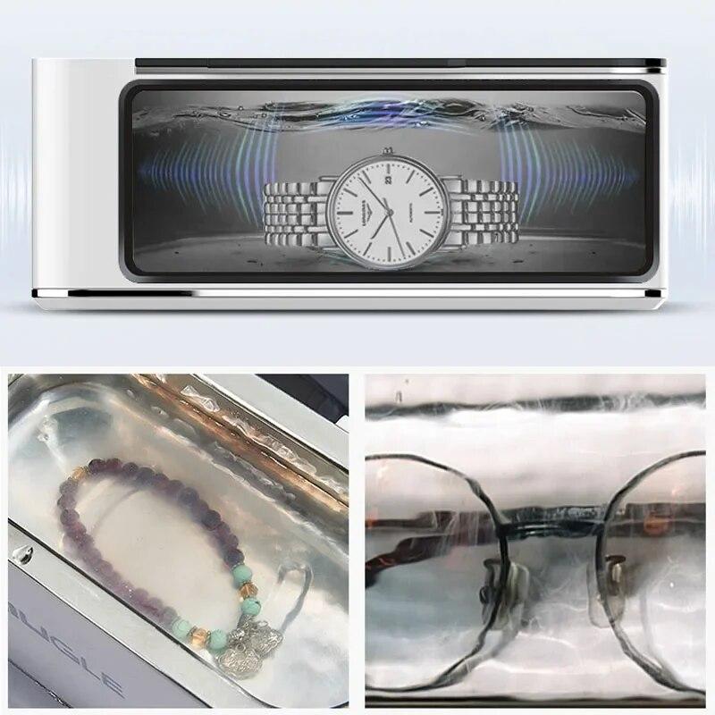 Мощная ультразвуковая мойка 500 мл 46 кГц для ювелирных изделий, очков, бритв, печатных плат, часов, зубных протезов, зубов, ультразвуковая стиральная машина KTY