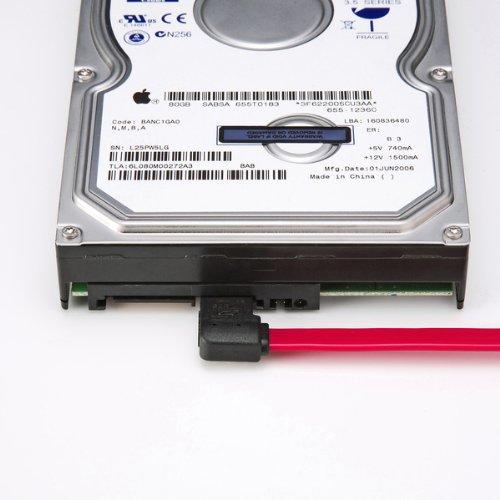 Sanwa Supply Right L Type Serial ATA3 Cable 0.3m TK-SATA3-03RL