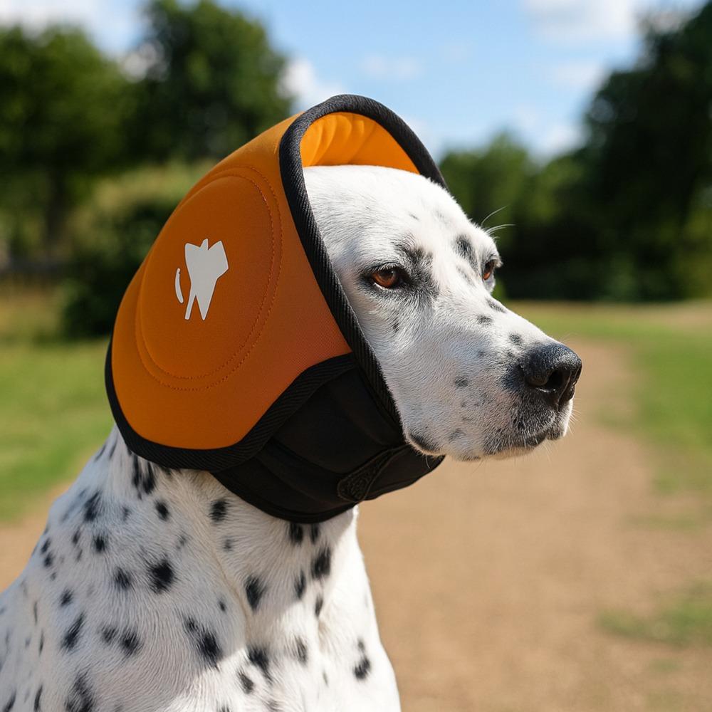 Noise Reduction Dog Calming Earmuff Breathable Adjustable Soothing Headcover Splash-proof Stress Relief Dog Ear Cover Sleep