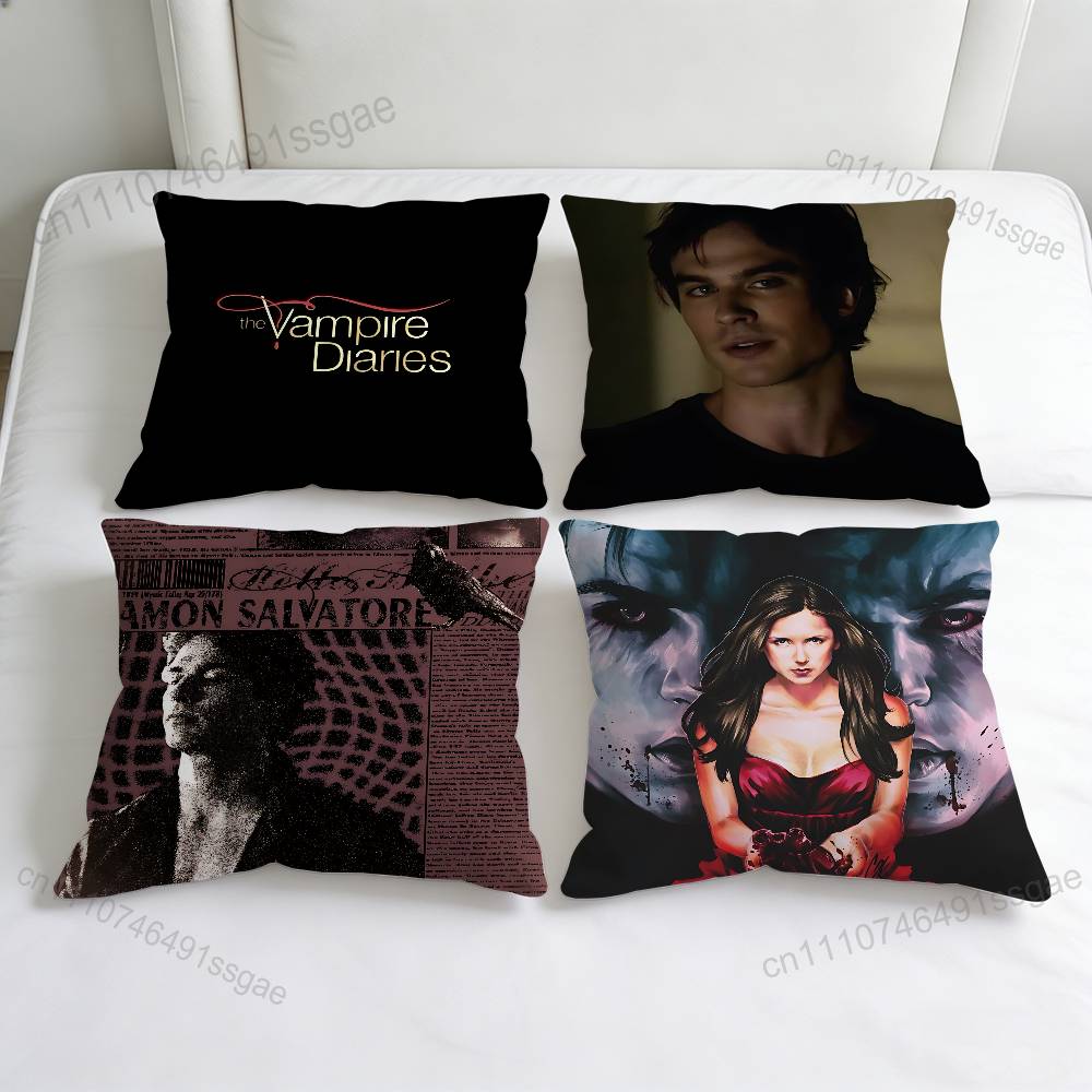 The VVampire DDiaries Decorative Square Pillow Cover Modern Cushion Case for Living Room Bedroom