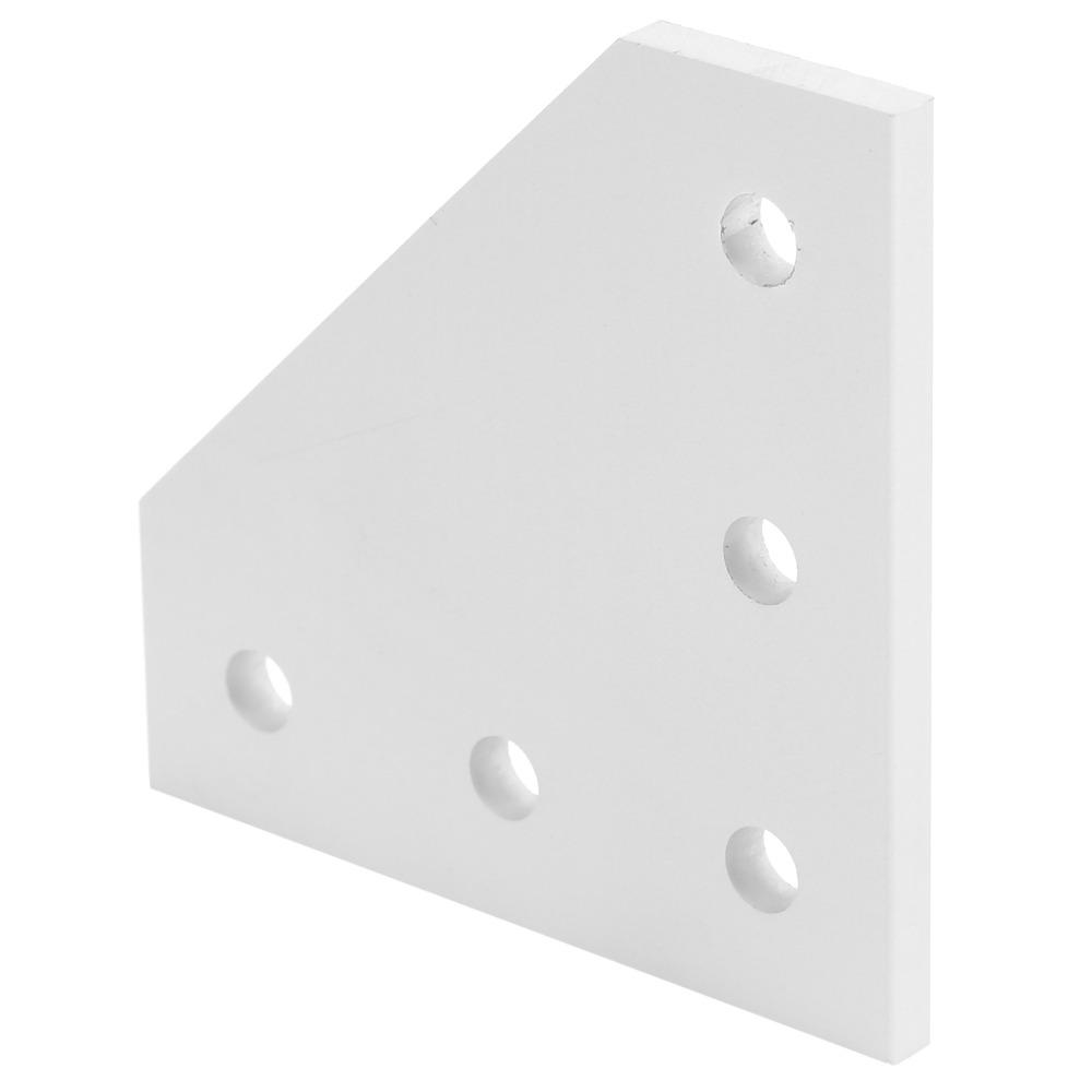 4pcs Reinforcement Plate L Shape Corner Bracket Joining Plate Outside For 2020 Aluminum Profile