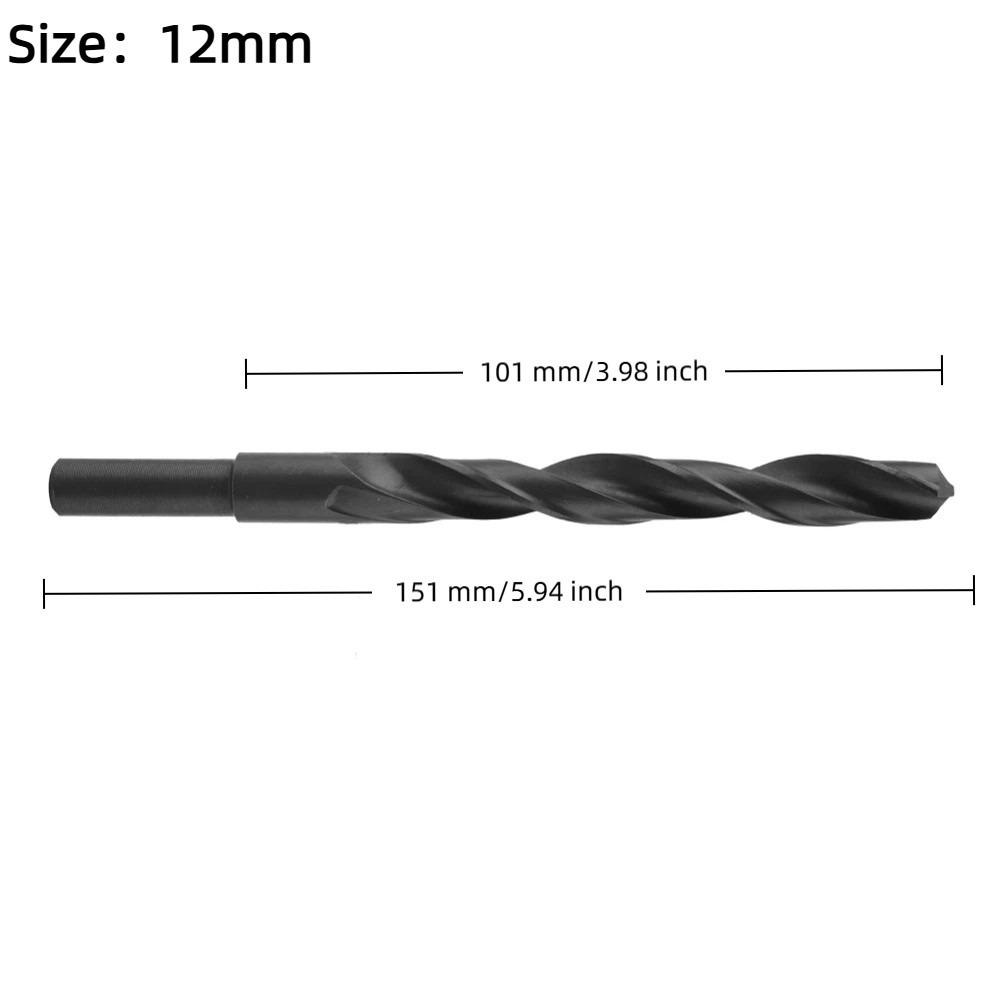 Nitriding Black Reduced Shank Drill Bit High Speed Steel Twist Drill Bit Machine Drill Wood