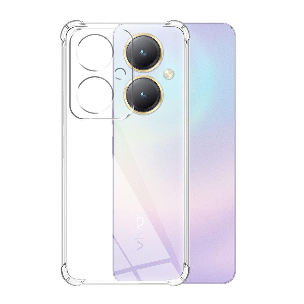 For Vivo Y27 Case Clear Silicone Soft Back Cover Protect Case For Vivo Y27S Clear Shockproof Coque For Vivo V27 Pro Fundas 5G