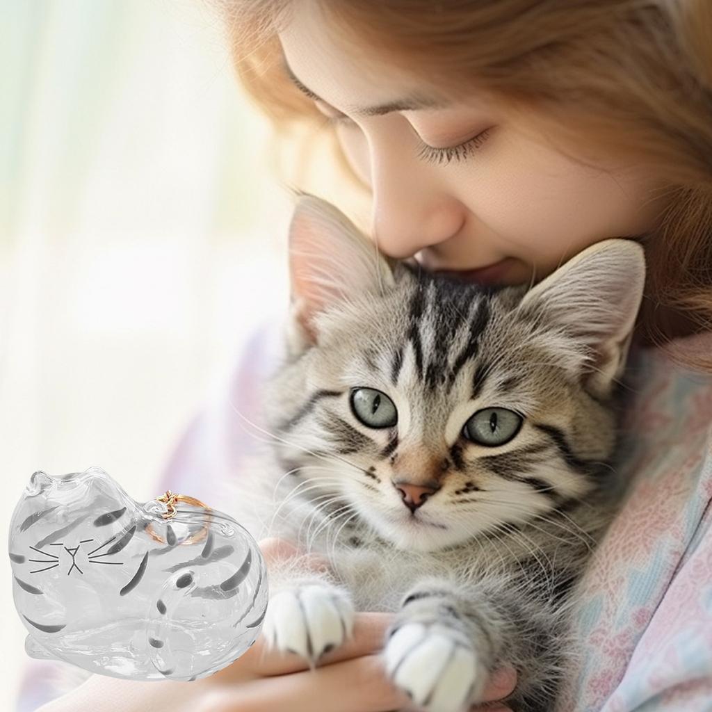 Large Cats Furs Keepsakes Storage Box Elegant Memorial Pendant For Pet Hair Storage Collector And Display Case Charm