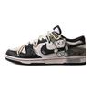 Nike Dunk Быстросохнущие Устойчивые к истиранию Баланс Низкие Скейтбордические Кроссовки GS Черные Коричневые CW1590-100(КомандаМ-С-КОРОБКА)
