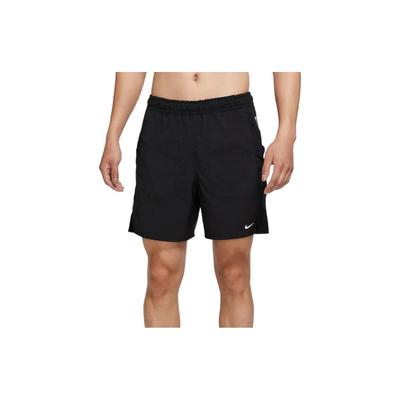 Шорты мужские прямые с карманом на молнии сзади Dri-Fit, однотонные, черные DQ4817-010