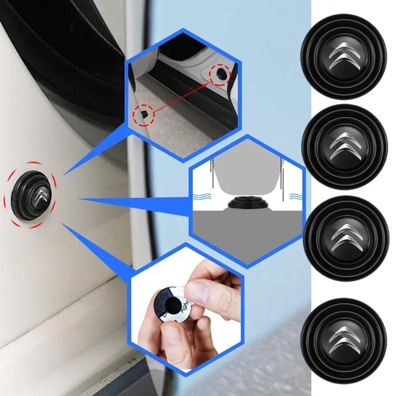 4 шт. Защитная наклейка на амортизатор двери автомобиля для Citroen Picasso C4L C3 C2 C1 Berlingo Jumper Saxo Xsara DS3 DS4 DS5 Elysee akh256