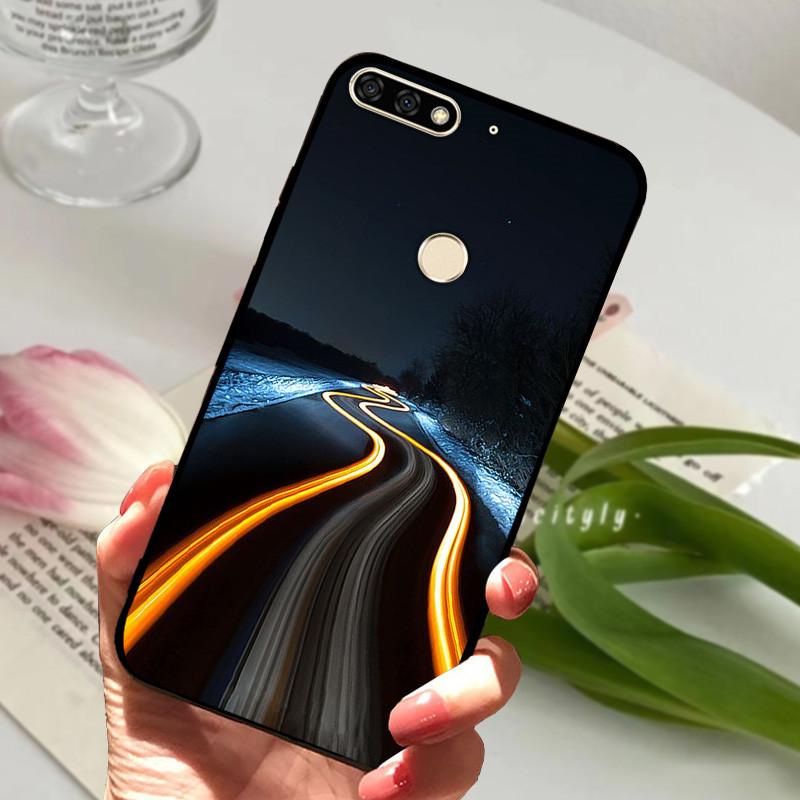 Чехол для Huawei Honor 7C Pro LND-L29 Силиконовый Ударопрочный Мягкий ТПУ Чехол для Телефона Для Huawei Honor 7C 5.99" Funda Honor7CPro Мультяшный