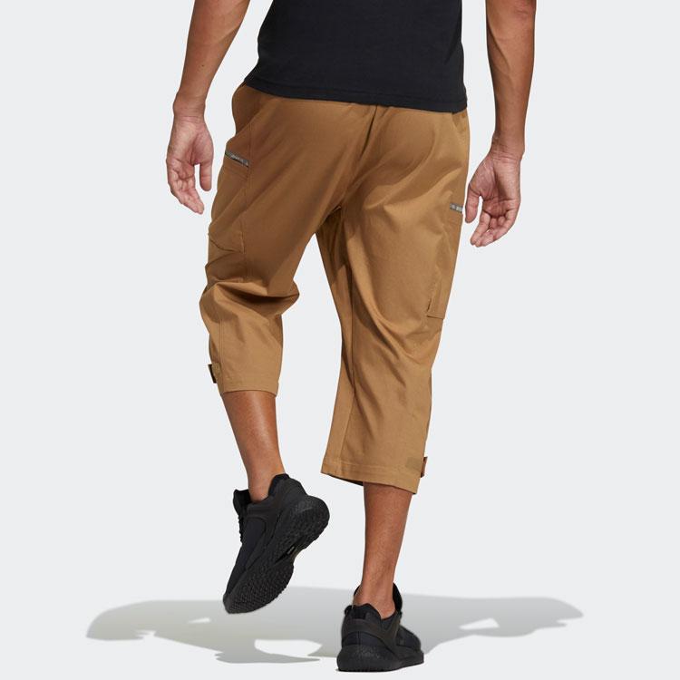 adidas TH 34PNT WV EXT Капри Спортивные Брюки Мужские Низ Картон-Желтый GP0957