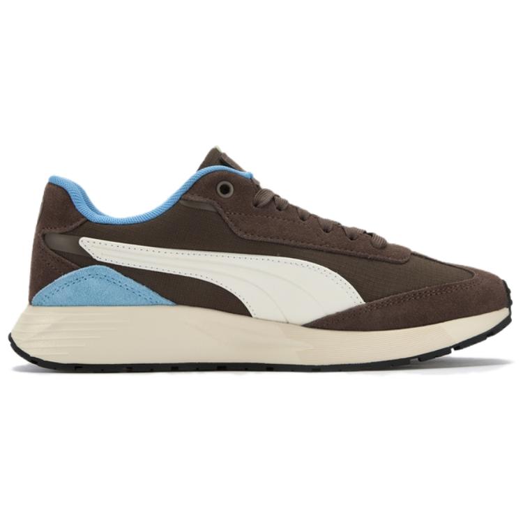 Puma Runtamed Wind Mix Удобные Универсальные Прочные Низкие Повседневные Кроссовки Унисекс Коричневые 406019-07
