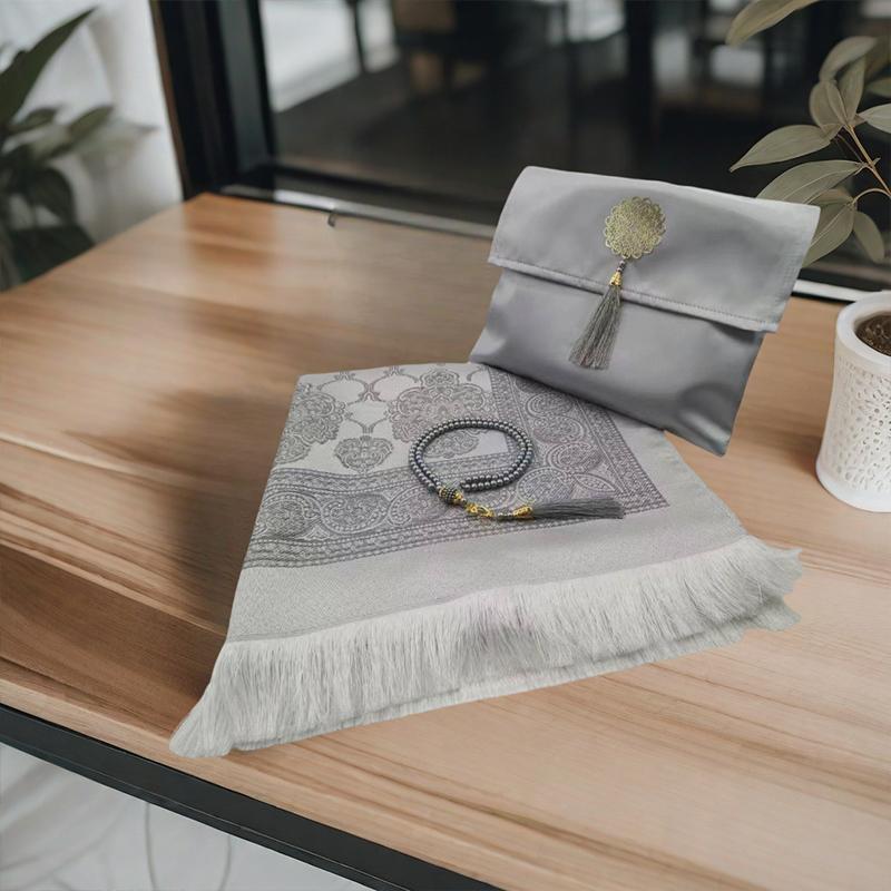 3 шт./комплект исламских молитвенных ковриков, мусульманский молитвенный коврик с изысканным жаккардовым узором, доступно несколько вариантов для путешествий