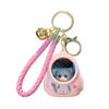 Trendy Starry Sky Backpack Keychain Cute Astronaut Figure Fashionable Gift In Pink