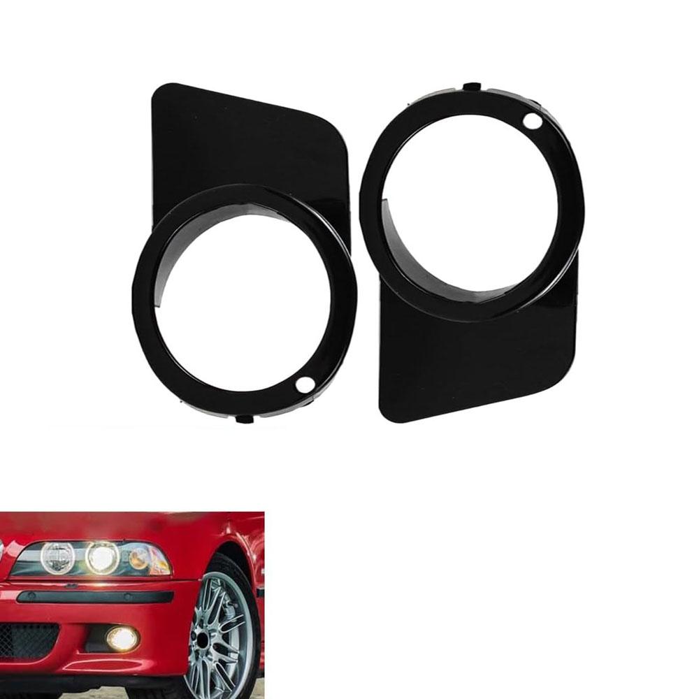 2x Fog Light Ring Cover Frame Trim For 99-03 BMW E39 M5 51112496283, 51112496284