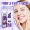 60g PurpleWhitening ToothpasteCleaning Dental Stains And Reducing Oral OdorOral Freshness