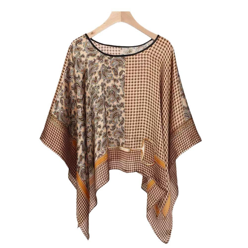 Spring and summer new silk scarves, women's thin large square scarves, colored scarves, high-end air-conditioned room shawls when traveling for photos