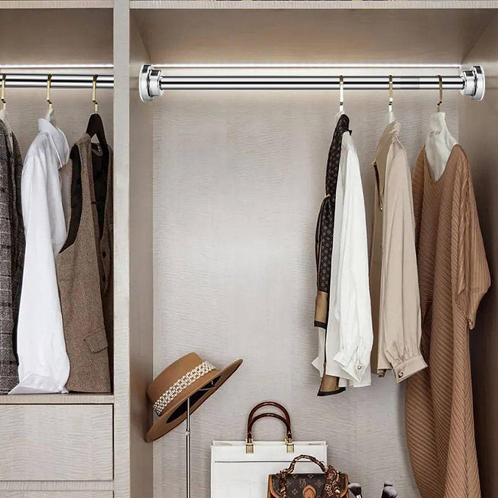 Раздвижная штанга с натяжением Функциональная и практичная штанга для штор на окно Практичная штанга для штор для душа, окна и разделителя комнаты