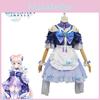 Genshin Impact Сангономия Кокоми Костюм горничной для косплея и Хэллоуина