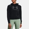 Under Armour Толстовка с капюшоном и принтом, женская толстовка с длинными рукавами, черная 1369460-001