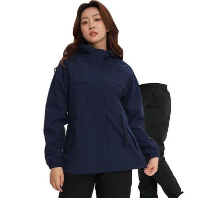 Костюм верх и низ комплект вода Aoki Outdoor Golf горный горный дождливый сезон защита Дождевик, Плащ, женский [дождевик водонепроницаемый, отталкивающий,