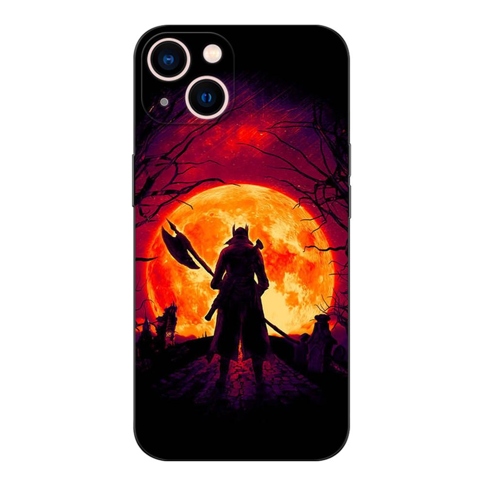 Черный чехол из ТПУ для Xiaomi Redmi 9T Note 9T Note 10 8 8T 7 5G 4G Pro 10S bloodborne кровавая луна искусство