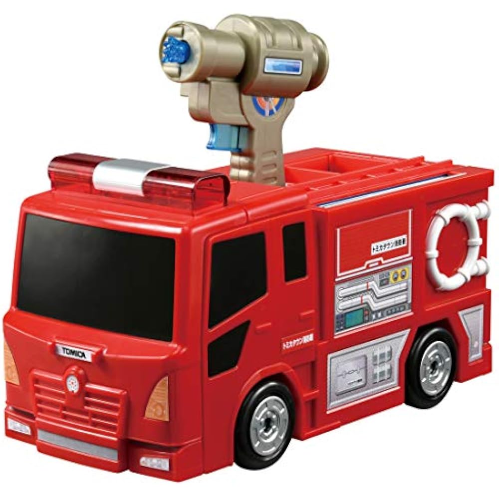 TAKARA TOMY (TAKARA TOMY) “Tomica Fire Extinguish! “Oshigoto Deformed Fire Station” Minicar Car T...