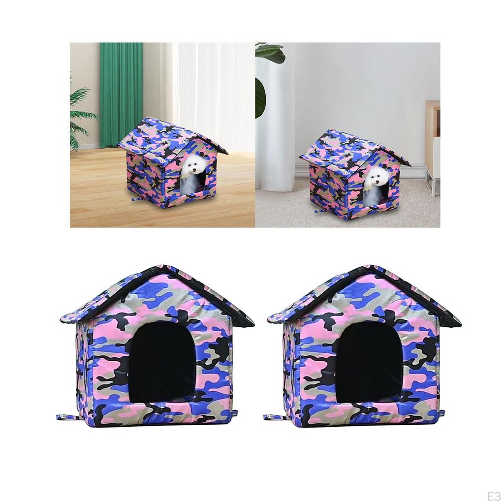 Кошачье гнездо, спальная кровать, домик для домашних животных, непромокаемый, устойчивый к атмосферным воздействиям уличный приют для кошек