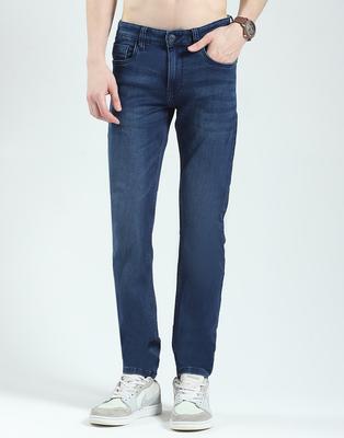 Мужские джинсы стандартного кроя средней посадки