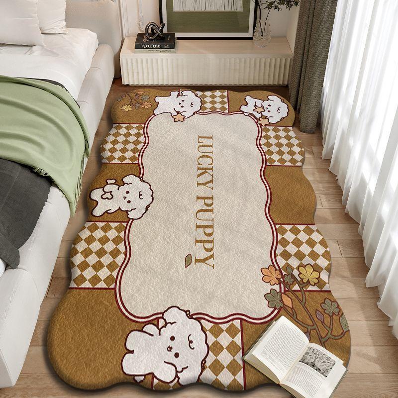 Ковер для спальни, осенне-зимний утолщенный утеплитель, теплый ковер у кровати, мягкий нескользящий ковер